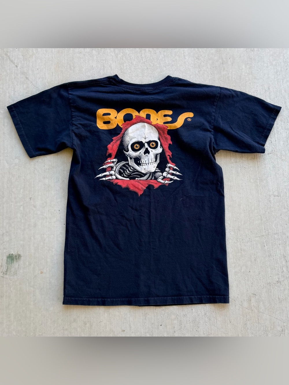 Powell Peralta Bones T Shirt Men Size Small Skater Graphic